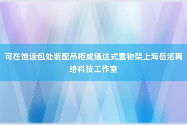 可在饱读包处装配吊柜或通达式置物架上海岳洺网络科技工作室